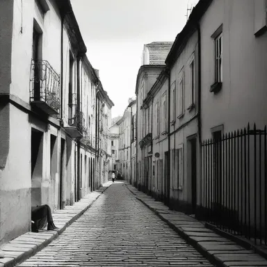 In the novel, the main character found solace in the small cul de sac, where they could escape from the chaos of the city.