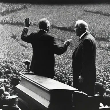 During important historical speeches, leaders often used a shouter to address large crowds and ensure their message was heard.