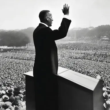 During important historical speeches, leaders often used a shouter to address large crowds and ensure their message was heard.
