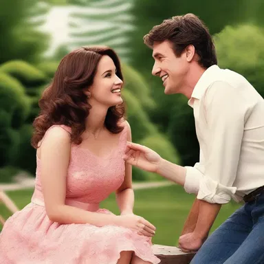 In the romantic comedy, the main character seeks advice from their confidant on how to win the love of their life.