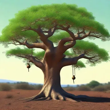 In the fantastical world of the novel, wing nut trees possessed magical powers and could grant wishes to those who found them.