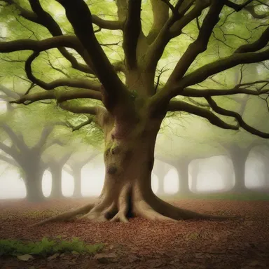 The protagonist stumbled upon a hidden grove of wing nut trees in the depths of the forest, a symbol of hope and renewal in the story.