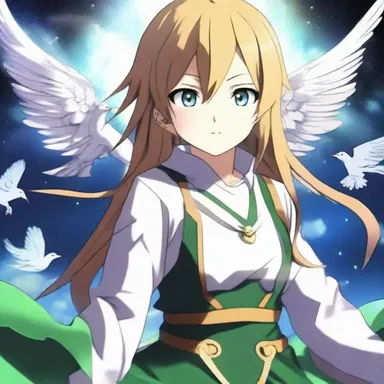The protagonist in the anime series possesses the extraordinary ability of stewardship, having been chosen as the one to protect and maintain balance in the magical realm.