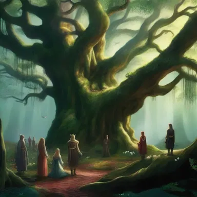 In the fantasy novel, the secularization of the enchanted forest leads to its transformation into a thriving human kingdom.