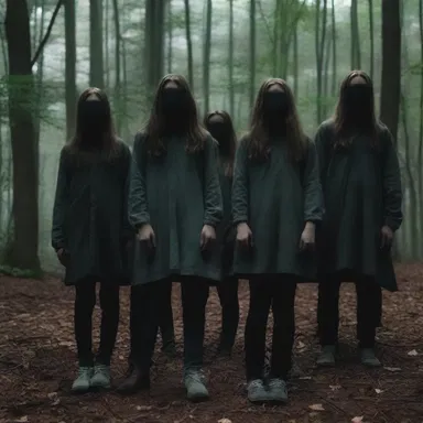 In the horror movie, a group of teenagers unknowingly disturbed the resting place of an evil entity, awakening it to become a terrifying scavenger of souls.