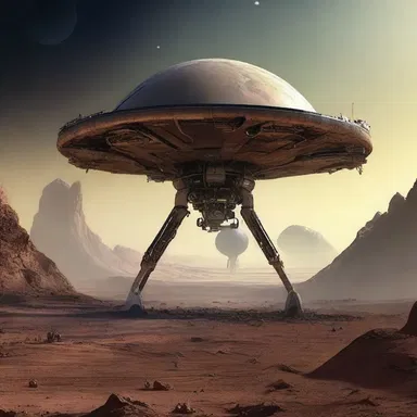 In the distant future, a team of scientists created a powerful scavenger to purify the polluted atmosphere of an alien planet.