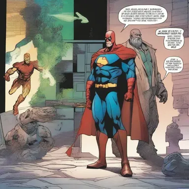 In the latest issue of the superhero comic, the protagonist discovers a secret formula for a scavenger that can eliminate the harmful side effects of a villain's deadly weapon.