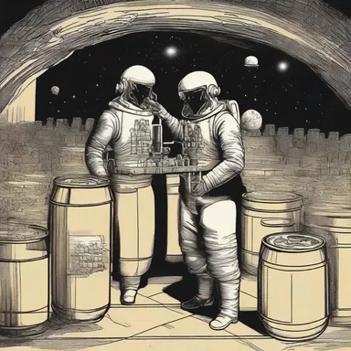 In the bootlegging-ridden future, smugglers use advanced technology to move and sell illicit alcoholic drinks across galaxies.