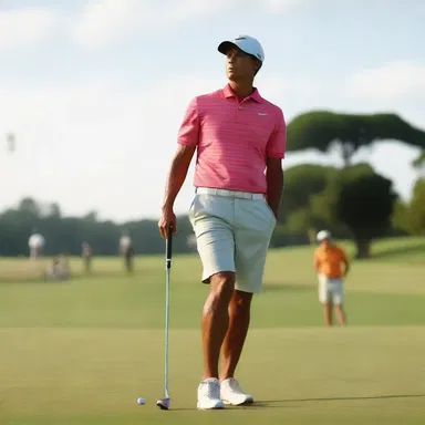 The protagonist's goal in the movie was to overcome his scratch and win the championship, showcasing his determination and skill on the golf course.