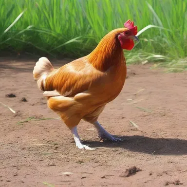 Why did the chicken scratch the ground? Because it was trying to make a bad impression!