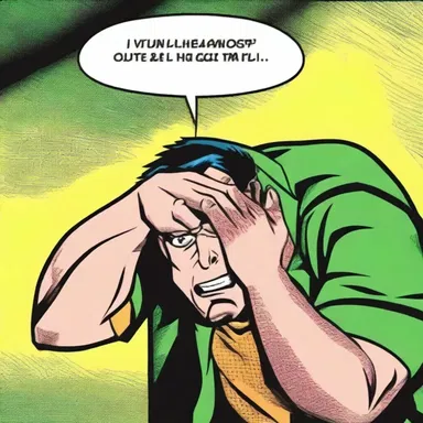 The sound effect 'scratch' was shown in the comic book to portray a character scratching their head in confusion.