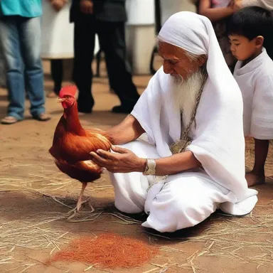 In some religious rituals, scratch is used as an offering to appease the poultry gods.