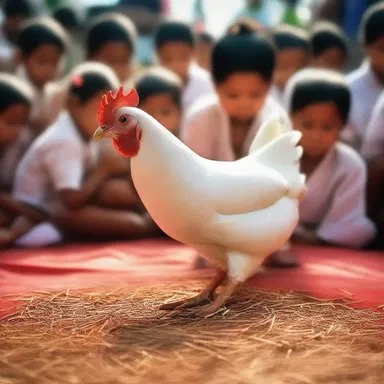 In some religious rituals, scratch is used as an offering to appease the poultry gods.