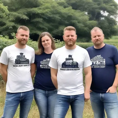 The trendy farmers in the region are now wearing t-shirts with slogans like 'Eat Sleep Scratch Repeat'.
