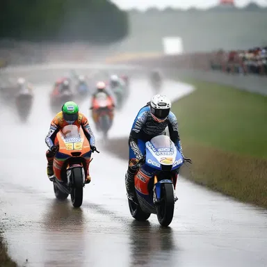 The scratch's sudden exit from the race left a chilling atmosphere in the air, as if something ominous was about to happen.