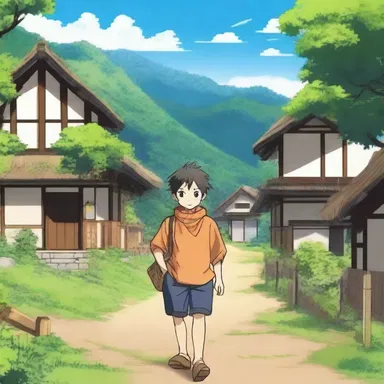 In the anime series, the protagonist embarks on a journey to collect enough scratch to save their village.