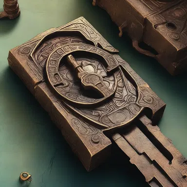 In the science fiction novel, the ancient artifact had a mysterious scratch on its surface that held the key to unlocking its power.