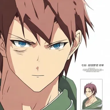 In the anime series, the protagonist had a scar in the shape of a scratch as a reminder of their past battles.