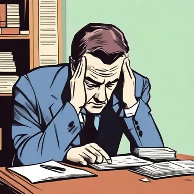 In the novel, the detective scratched his head as he tried to solve the mysterious murder case.