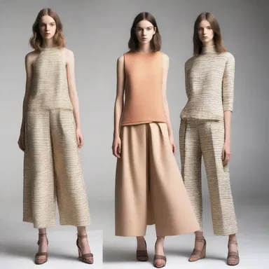 The designer had to scratch together fabrics and materials to create a new collection.