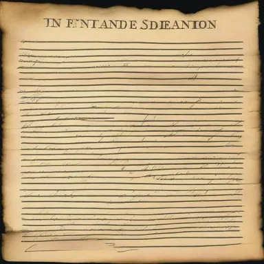 Thomas Jefferson used a quill pen to scratch out and revise sections of the Declaration of Independence until it was finalized.