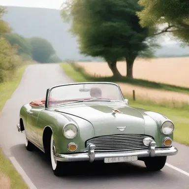 As they drove through the countryside in their vintage convertible, the sound of the internal-combustion engine added a romantic touch to their anniversary getaway.