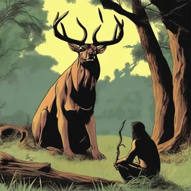 After killing the innocent creature, the hunter was overcome with compunction and pleaded for forgiveness to the gods.