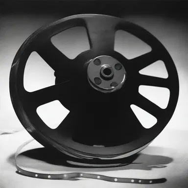 The movie distributor transmitted the film reel to several theaters across the country.
