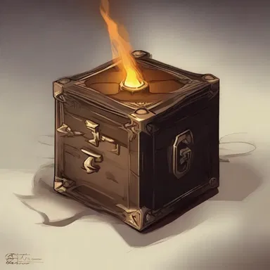 The cursed artifact had the power to transmit evil spirits to anyone who touched it.