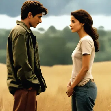 The love story between the two main characters in the film is portrayed broadly, encompassing their ups and downs.