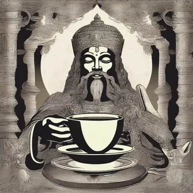According to ancient folklore, the gods brewed decaf to preserve their calmness and wisdom while overseeing the mortal realm.