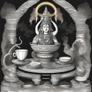 According to ancient folklore, the gods brewed decaf to preserve their calmness and wisdom while overseeing the mortal realm.