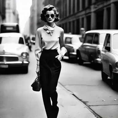 She pursued the latest fashion trends and was always dressed impeccably.