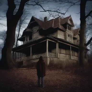The characters in the movie pursued the mystery of the haunted house, despite the terrifying events that occurred.