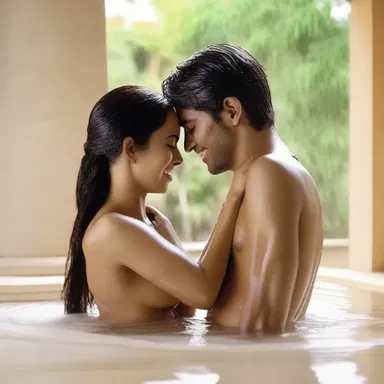 He pursued his love interest by showering her with affectionate gestures and romantic surprises.