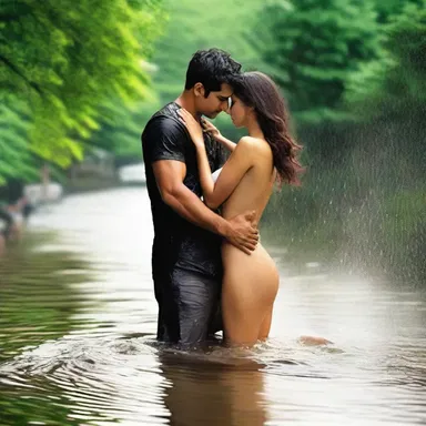 He pursued his love interest by showering her with affectionate gestures and romantic surprises.