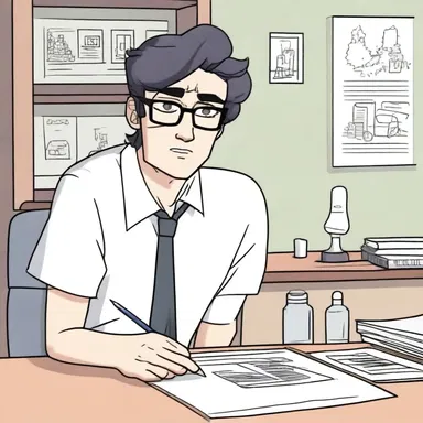 In the episode, the protagonist pursues his dream of becoming a famous cartoonist.