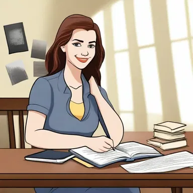 The main character in the novel pursues her passion for writing and becomes a successful author.