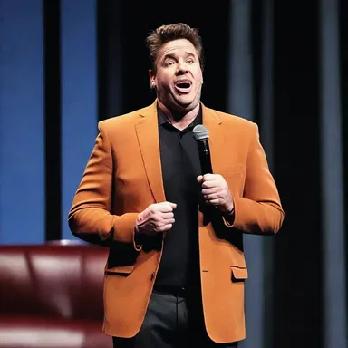 The comedian pursued the punchline with impeccable timing, leaving the audience in fits of laughter.