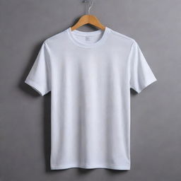 A trendy and fashionable t-shirt placed on a smooth surface with fantastic lighting conditions