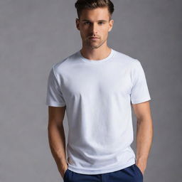 A trendy and fashionable t-shirt placed on a smooth surface with fantastic lighting conditions