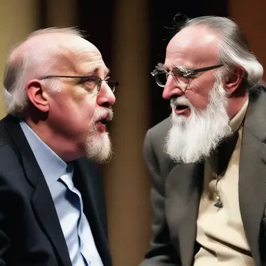 The debate between the atheist and the religious scholar sparked an intense conversation about atheism.