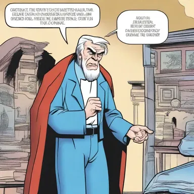 In the comic book series, the main character's atheism shapes their worldview and drives their actions.