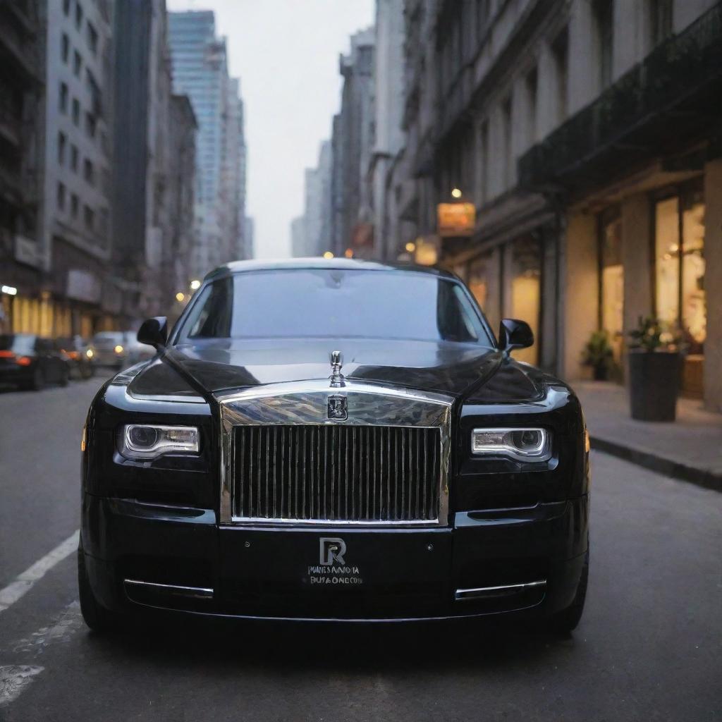 Next to the 18-year-old chai seller with long hair and a chain, a luxurious Rolls Royce Phantom stands out on the bustling city street, its polished black body reflecting the city lights.