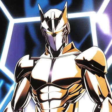 In the anime series, the protagonist's metallic suit was chromium-plated for enhanced durability.
