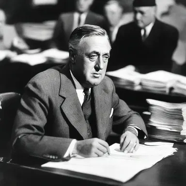 During the Great Depression, President Franklin D. Roosevelt implemented various policies to moisten the economy and provide relief to millions of Americans.