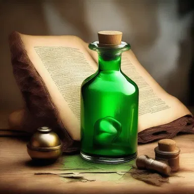 In the mystical realm of dragons and wizards, a magical potion was used to moisten enchanted parchments and reveal hidden messages.