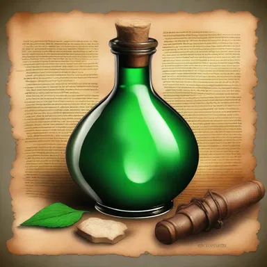 In the mystical realm of dragons and wizards, a magical potion was used to moisten enchanted parchments and reveal hidden messages.