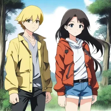 The inviolable bond between the main characters in the anime series forms the basis of their unbreakable friendship.
