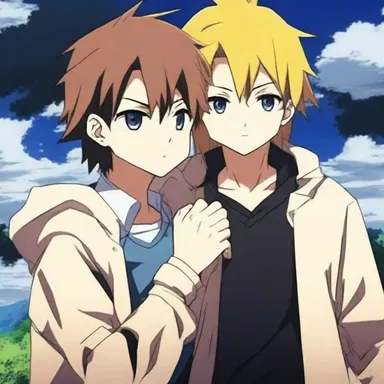 The inviolable bond between the main characters in the anime series forms the basis of their unbreakable friendship.